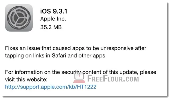 Download iOS 9.3.1 IPSW links