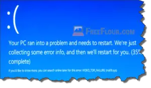 Video TDR Failure Nvlddmkm.sys Windows 10 BSOD Fix